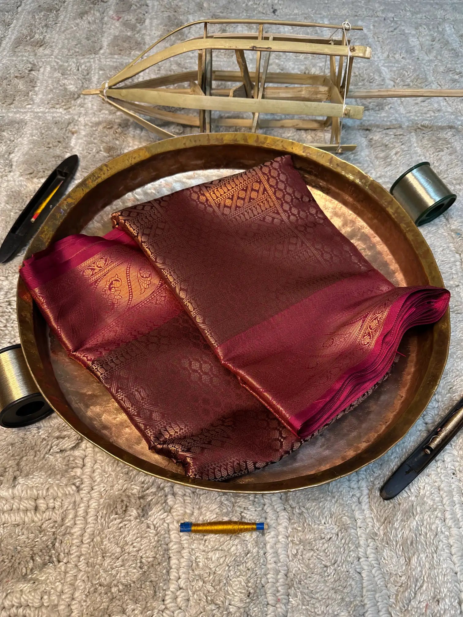 Eccentric zari weave Softsilk Banarasi saree