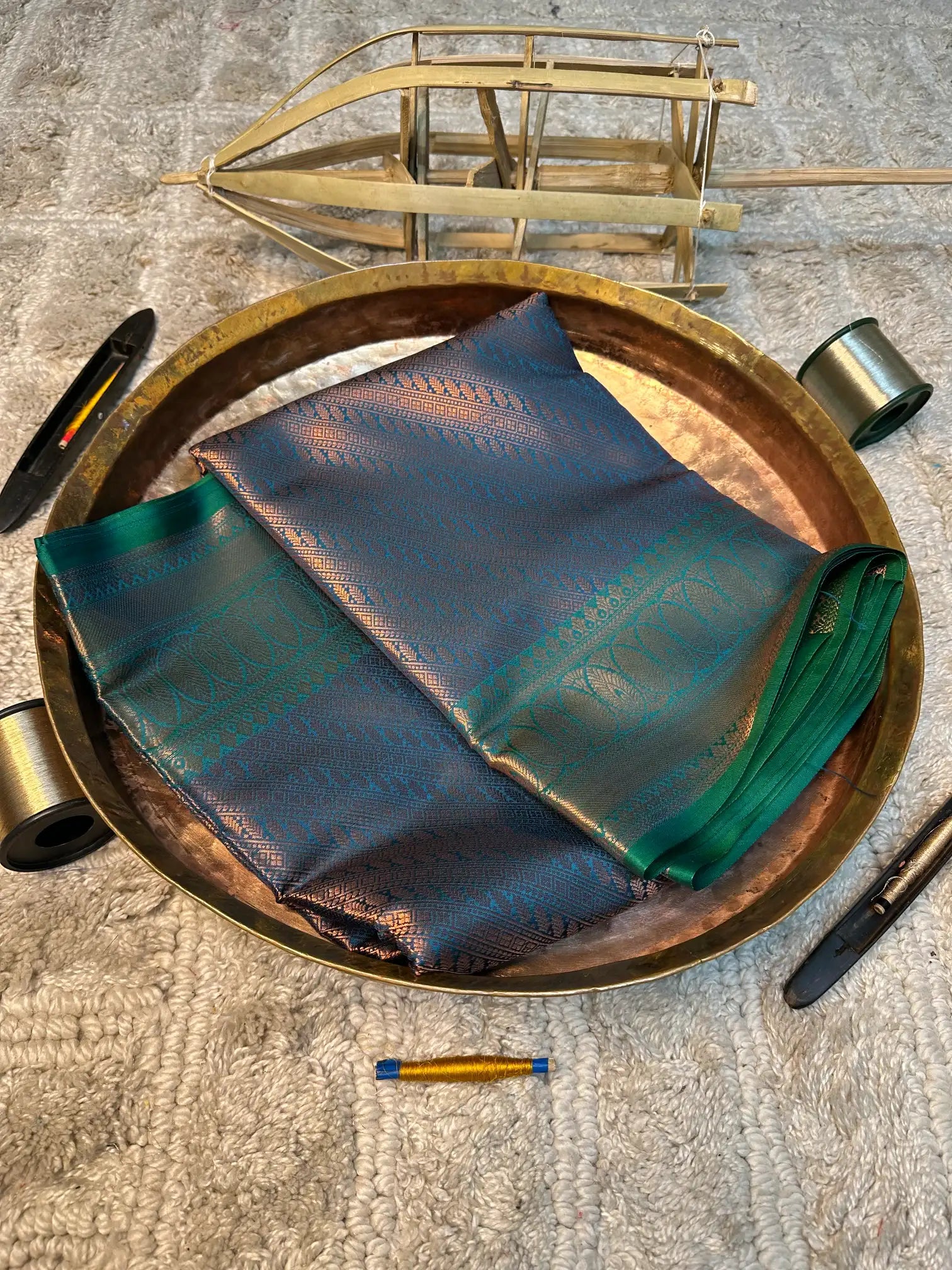 Eccentric zari weave Softsilk Banarasi saree