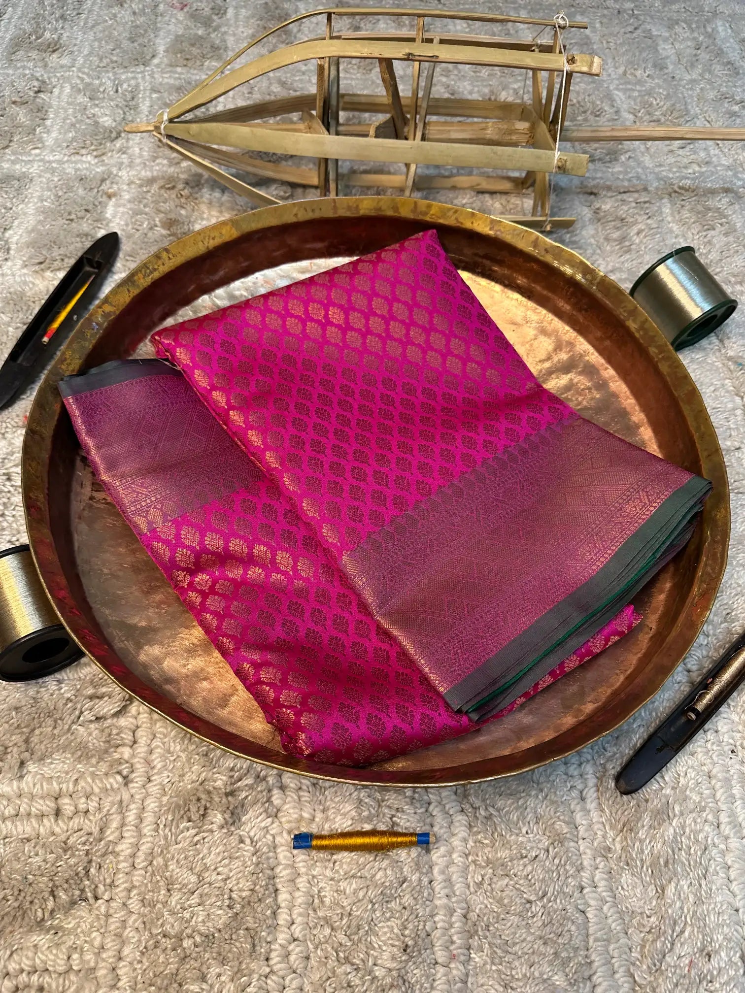 Eccentric zari weave Softsilk Banarasi saree