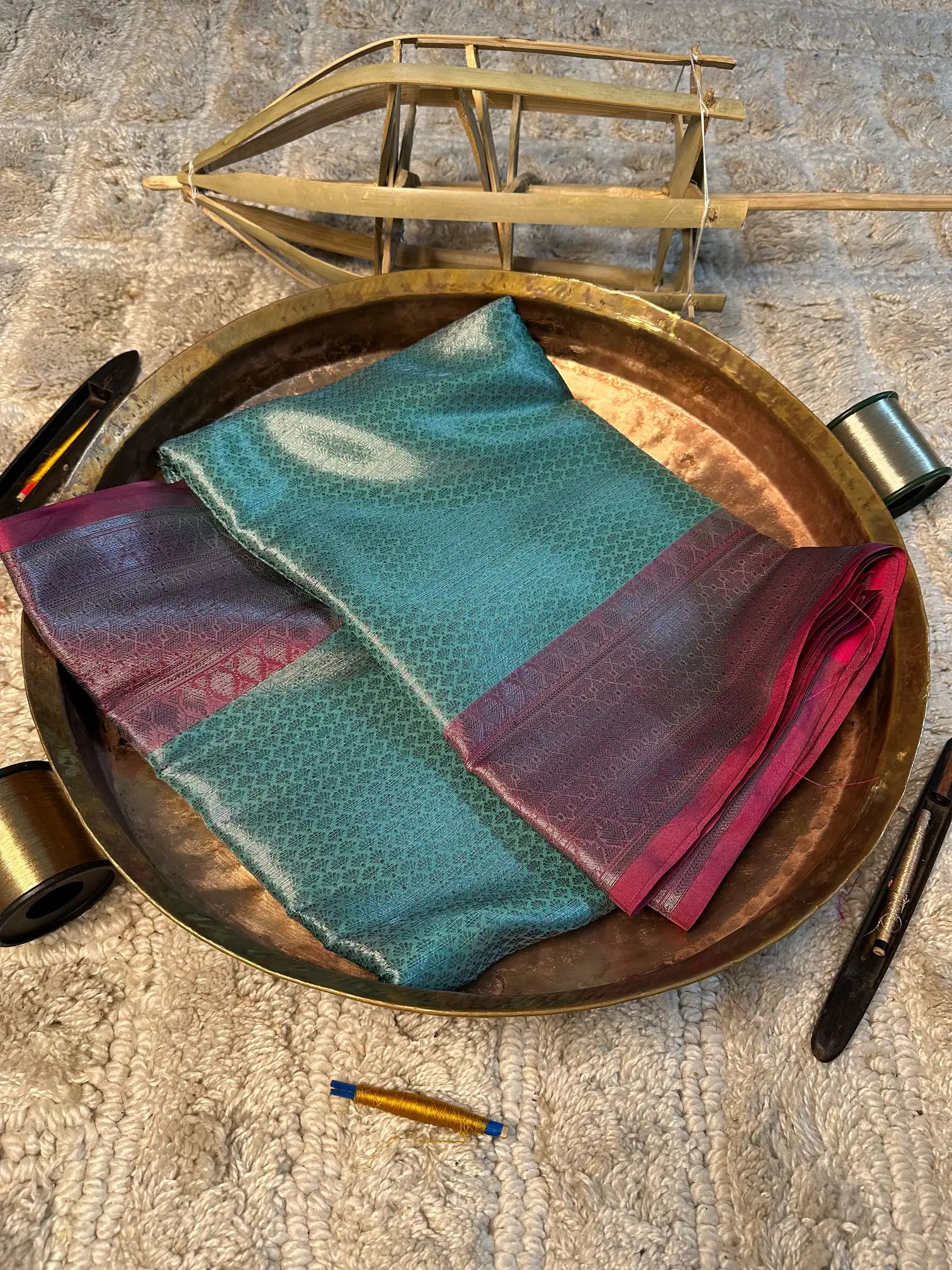 Eccentric zari weave Softsilk Banarasi saree