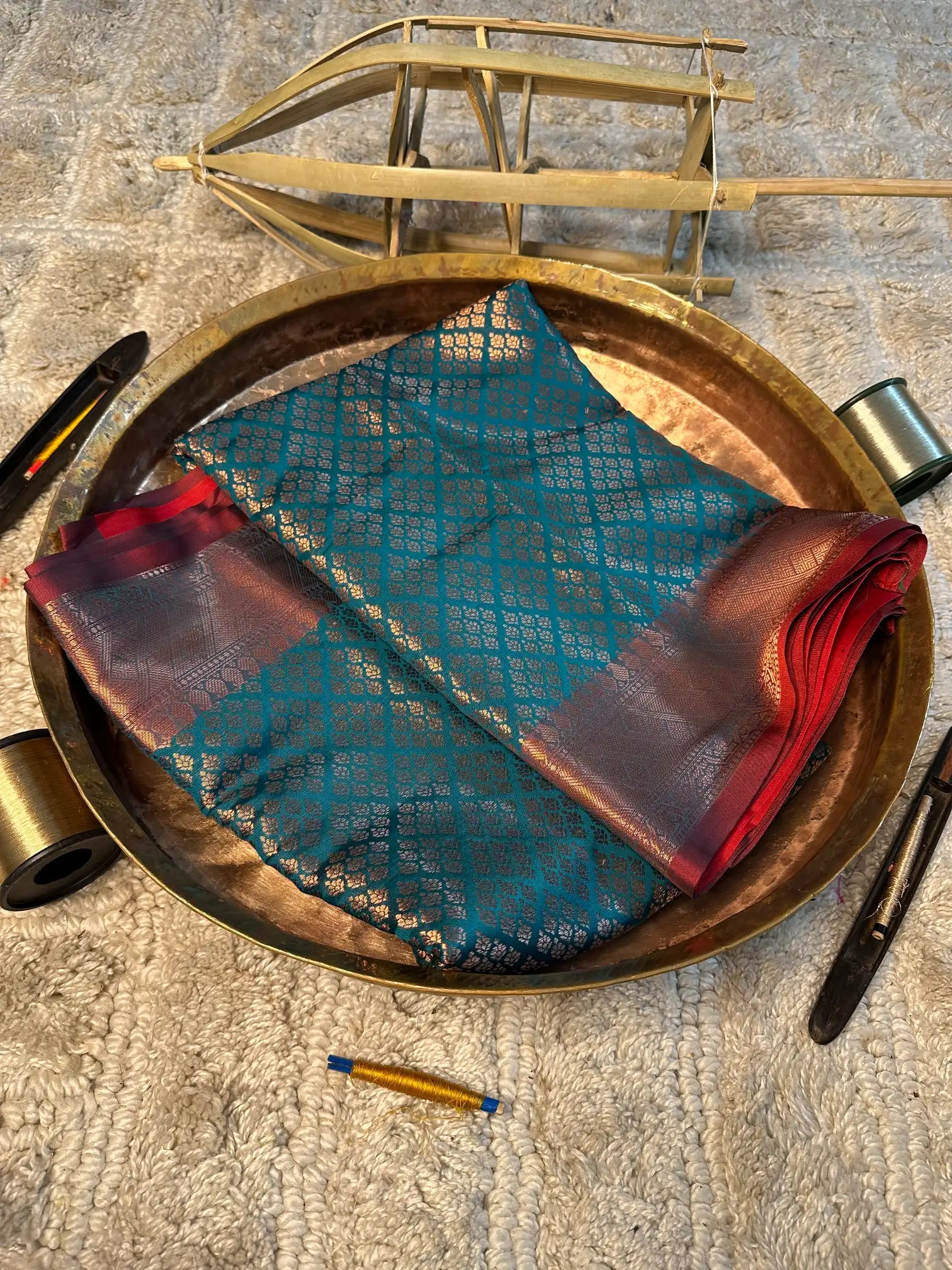 Eccentric zari weave Softsilk Banarasi saree
