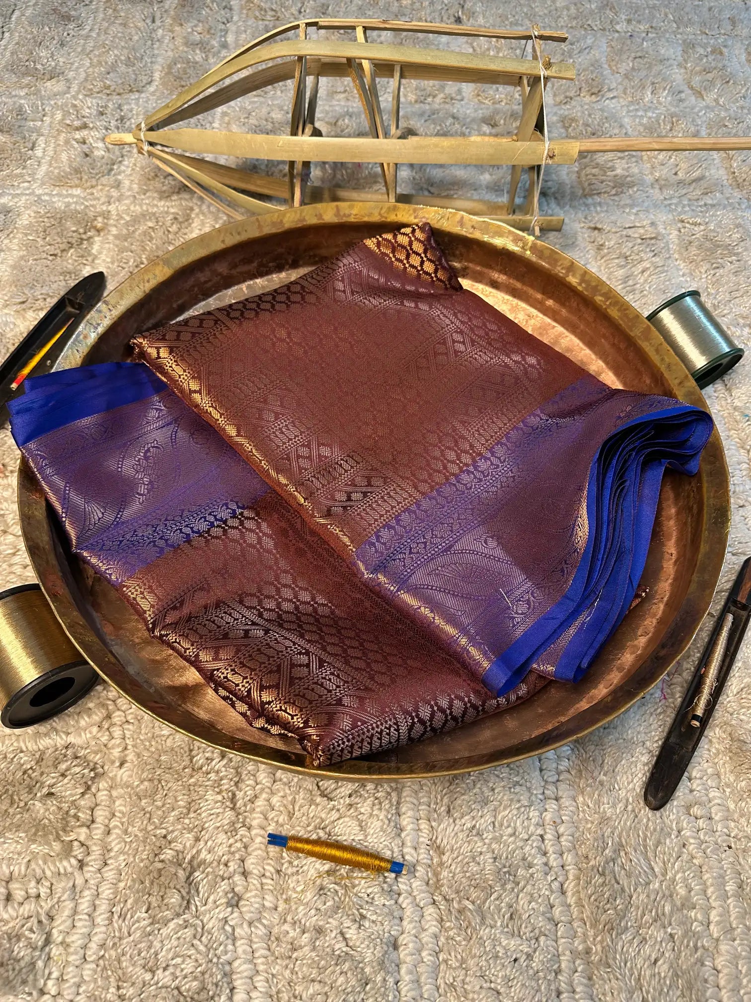Eccentric zari weave Softsilk Banarasi saree