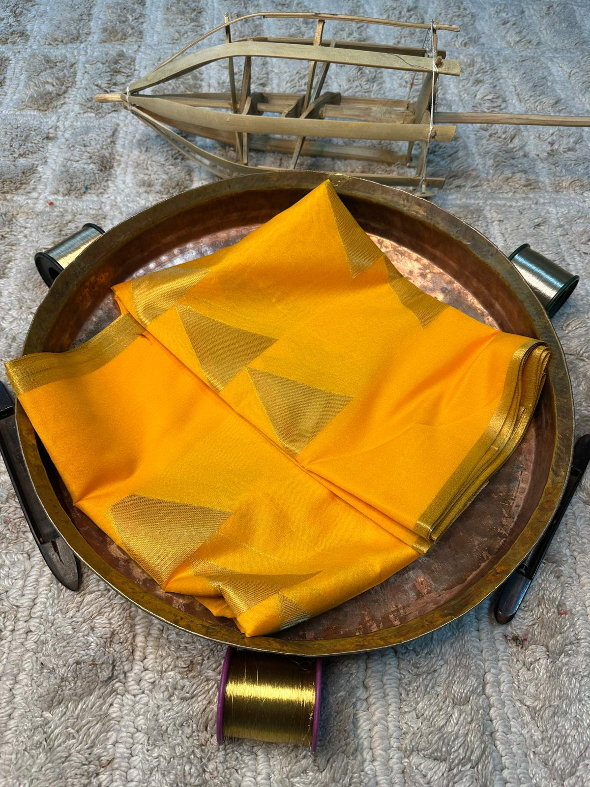 Soft Cotton Silk Rtique Zari Banarasi Saree