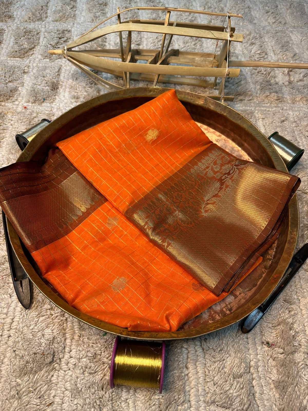 Eccentric zari weave Softsilk Banarasi saree