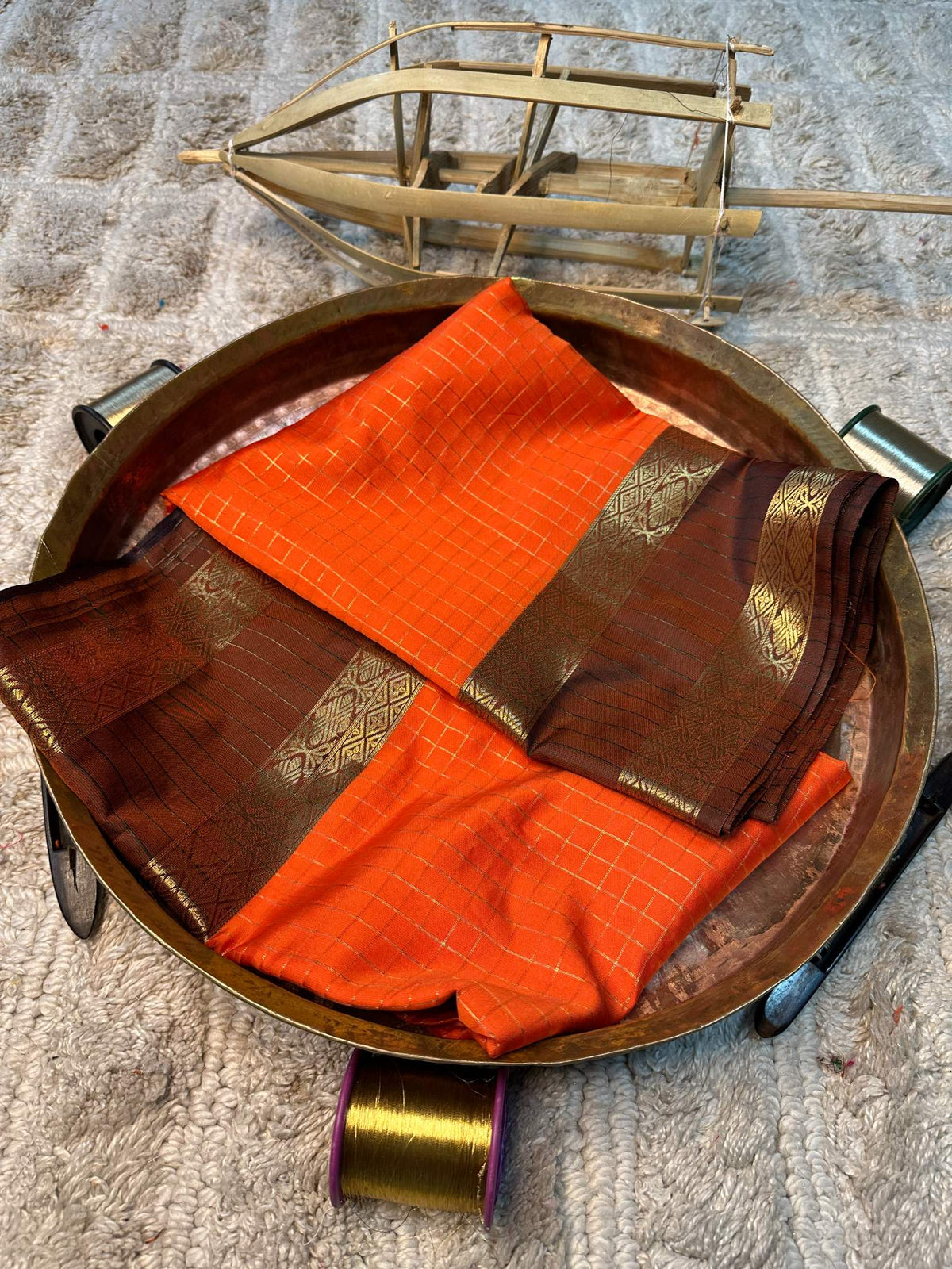 Eccentric zari weave Softsilk Banarasi saree