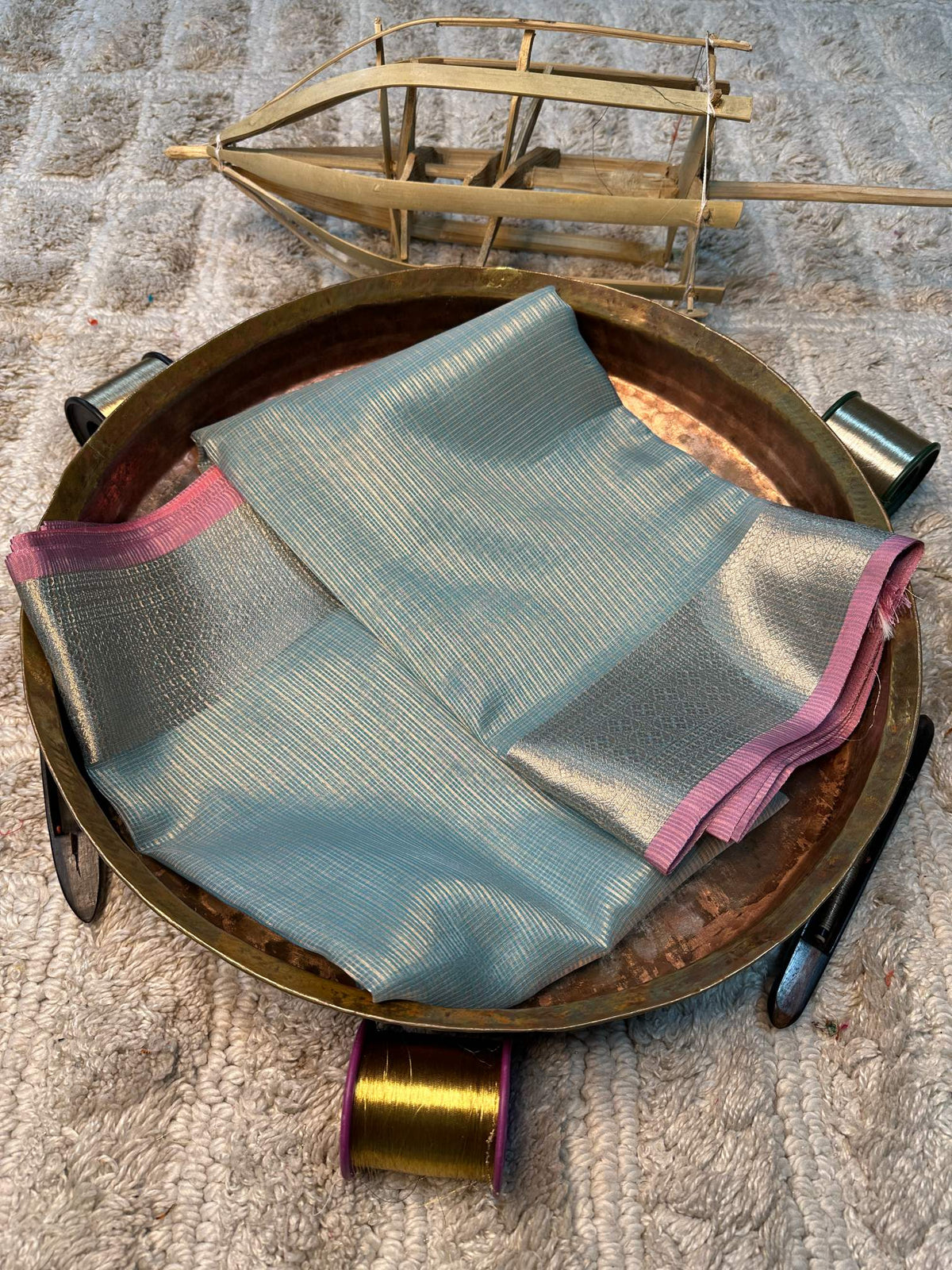 Eccentric zari weave Softsilk Banarasi saree
