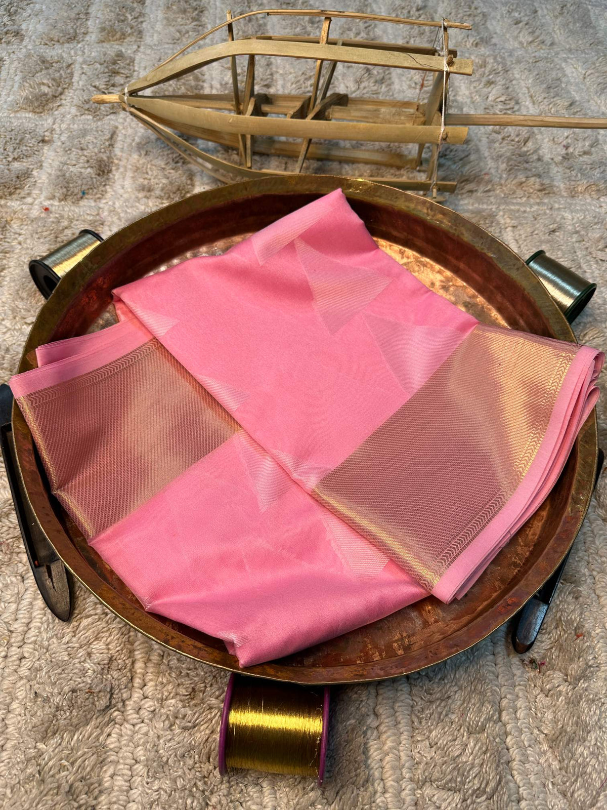 Eccentric zari weave Softsilk Banarasi saree